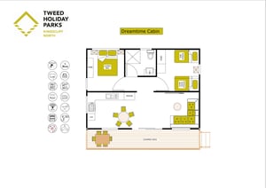 KN Dreamtime Cabin Floor Plan