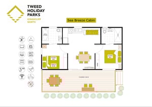 KN Seabreeze Cabin 2 Floor Plan