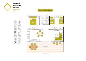 KN Wommin Bay Cabin Floor Plan