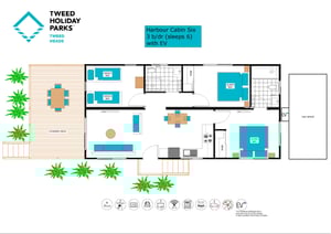 TH Harbour Cabin - 3bdr -sleeps6-with EV